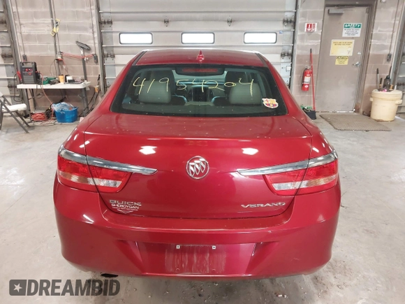 2012 Buick Verano with VIN 1G4PP5SK0C4164623, listed as a IAAI auction lot 41954204 with 122,450 mi miles and . Bid and sale history available at carsss.com. Image 16.