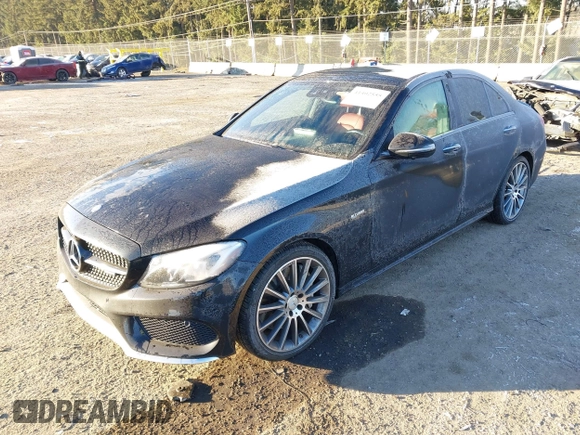 2017 Mercedes-Benz C 43 AMG with VIN 55SWF6EBXHU202314, listed as a IAAI auction lot 41402555 with 73,669 mi miles and . Bid and sale history available at DreamBid. Image 17.