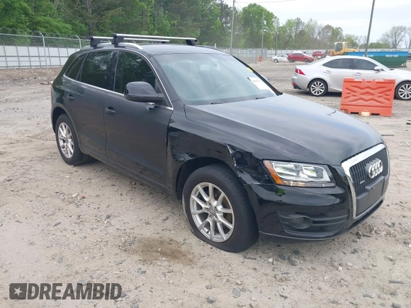 2012 Audi Q5 Premium with VIN WA1CFAFP7CA044320, listed as a IAAI auction lot 42025778 with 94,385 mi miles and . Bid and sale history available at DreamBid. Image 1.