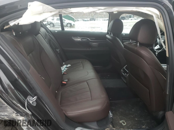 2017 BMW 7 Series 740i xDrive with VIN WBA7E4C59HGU99430, listed as a Copart auction lot 37789053 with 0 mi miles. Bid and sale history available at carsss.com. Image 10.