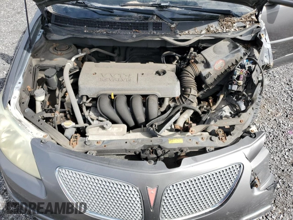 2005 Pontiac Vibe with VIN 5Y2SL63875Z468542, listed as a Copart auction lot 68119624 with 299,999 mi miles and Salvage Title. Bid and sale history available at carsss.com. Image 11.