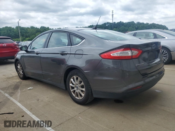 2016 Ford Fusion S with VIN 1FA6P0G70G5133272, listed as a Copart auction lot 59923945 with 76,994 mi miles and Salvage title. Bid and sale history available at DreamBid. Image 2.