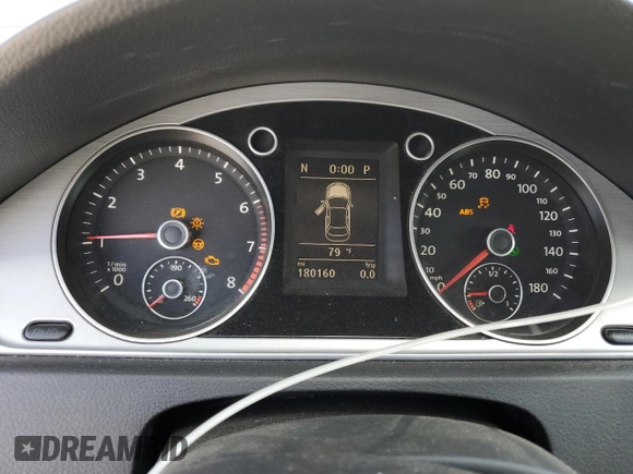 2013 Volkswagen CC Sport with VIN WVWBP7ANXDE565694, listed as a Copart auction lot 77947514 with 180,160 mi miles and Salvage Title. Bid and sale history available at carsss.com. Image 9.