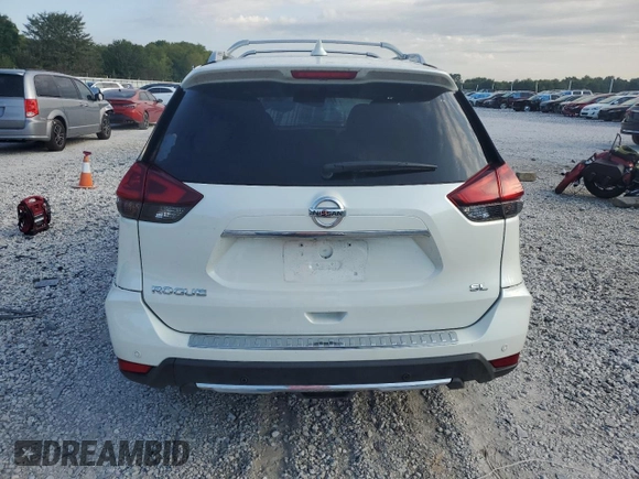 2020 Nissan Rogue SL with VIN 5N1AT2MT5LC751654, listed as a Copart auction lot 82113304 with 97,492 mi miles and Salvage Title. Bid and sale history available at carsss.com. Image 6.