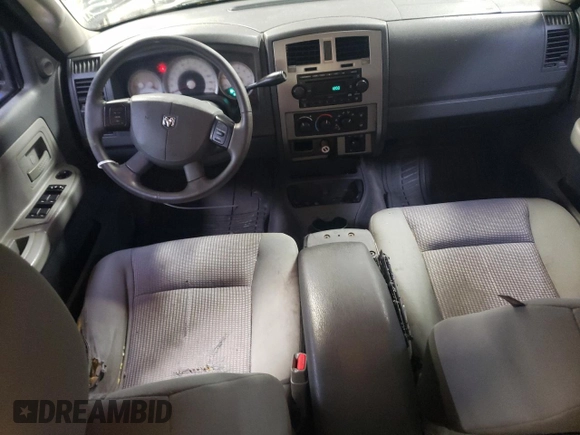 2007 Dodge Dakota SLT with VIN 1D7HW48K17S263679, listed as a Copart auction lot 86000434 with 183,379 mi miles and Salvage Title. Bid and sale history available at carsss.com. Image 8.