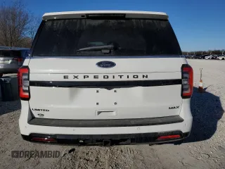 2024 Ford Expedition Max Limited with VIN 1FMJK2A84REA70689, listed as a Copart auction lot 89106825 with 9,232 mi miles and Salvage title. Bid and sale history available at DreamBid. Image 6.