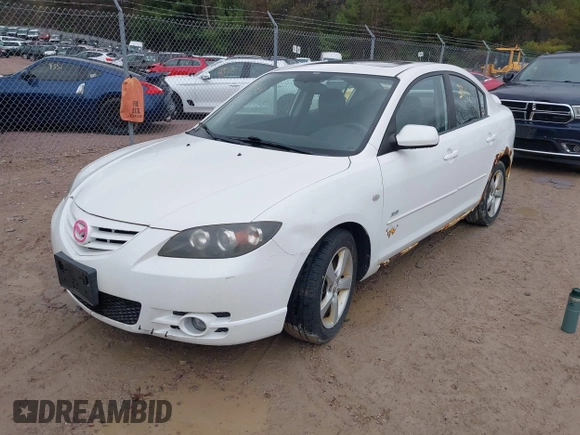 2006 Mazda 3 S Grand Touring with VIN JM1BK323961405367, listed as a IAAI auction lot 42113843 with 177,401 mi miles and . Bid and sale history available at DreamBid. Image 2.