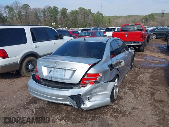 2011 Mercedes-Benz C 300 Sport with VIN WDDGF5EBXBA498974, listed as a IAAI auction lot 41507900 with 202,261 mi miles and . Bid and sale history available at carsss.com. Image 6.
