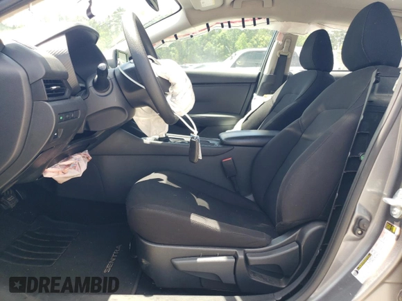 2024 Nissan Sentra S with VIN 3N1AB8BV7RY289700, listed as a Copart auction lot 56917965 with 32,605 mi miles and Salvage title. Bid and sale history available at DreamBid. Image 7.