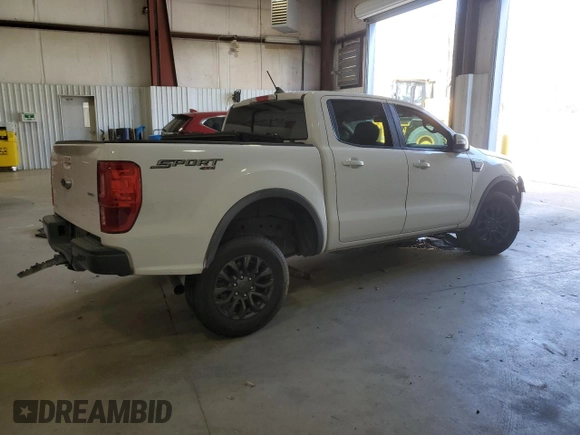 2019 Ford Ranger XL with VIN 1FTER4FH0KLB02030, listed as a Copart auction lot 49539895 with 74,320 mi miles and Salvage Title. Bid and sale history available at carsss.com. Image 3.
