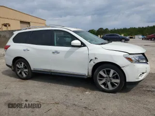 2013 Nissan Pathfinder Platinum with VIN 5N1AR2MMXDC602567, listed as a Copart auction lot 54296405 with 231,298 mi miles and Clean Title. Bid and sale history available at carsss.com. Image 4.