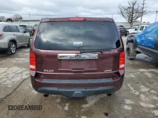 2012 Honda Pilot EX-L with VIN 5FNYF4H56CB012913, listed as a Copart auction lot 81341244 with 207,287 mi miles and Non Repairable. Bid and sale history available at DreamBid. Image 6.