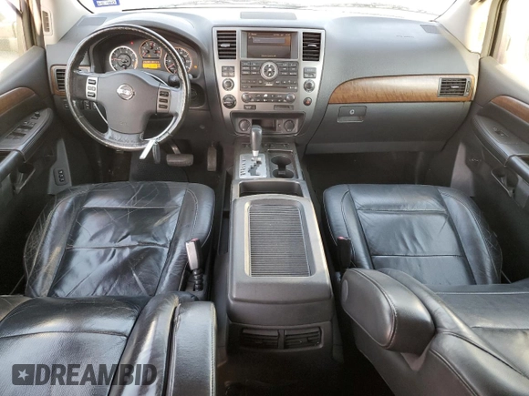 2009 Nissan Armada LE z VIN 5N1BA08C99N601407, wystawiony jako Copart lot #53129625 z przebiegiem 270 739 mil mil oraz Czysty tytuł • Clean title. Historia ofert i sprzedaży dostępna na DreamBid. Obrazek 8.