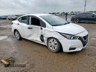 2021 Nissan Versa S with VIN 3N1CN8DVXML895737, listed as a Copart auction lot 60510795 with 47,272 mi miles and Salvage title. Bid and sale history available at DreamBid. Image 4.