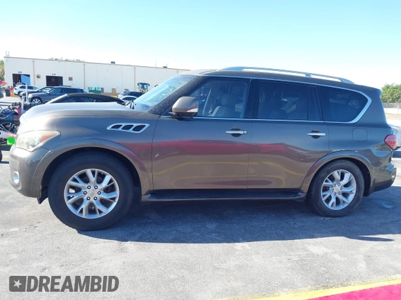 2011 Infiniti QX56 7-passenger with VIN JN8AZ2NE8B9000843, listed as a IAAI auction lot 41836248 with 191,985 mi miles and . Bid and sale history available at DreamBid. Image 14.