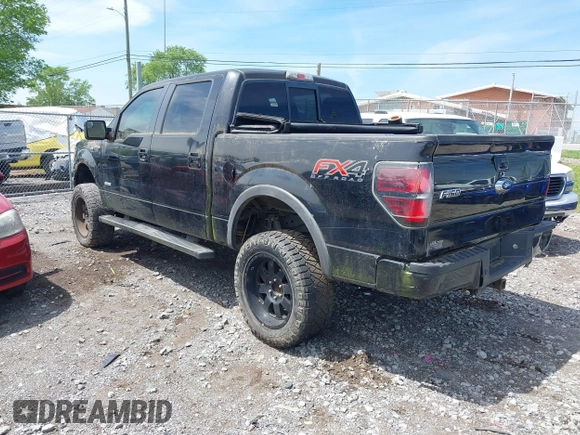 2012 Ford F-150 XL with VIN 1FTFW1ET5CFA41694, listed as a IAAI auction lot 42100124 with 136,416 mi miles. Bid and sale history available at carsss.com. Image 3.