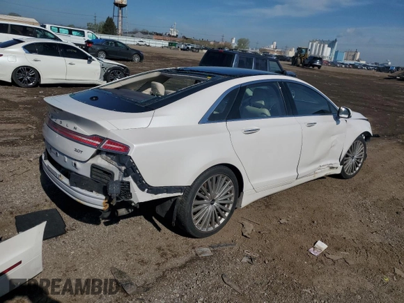 2017 Lincoln MKZ Reserve с VIN 3LN6L5E90HR603088, выставлен на аукционе Copart как лот 55752515 с пробегом 59 008 миль миль и Списание • Salvage title. История ставок и продаж доступна на DreamBid. Изображение 3.