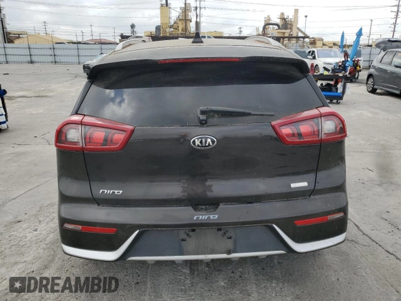 2017 Kia Niro EX with VIN KNDCC3LC1H5057463, listed as a Copart auction lot 52176535 with 167,020 mi miles and Salvage Title. Bid and sale history available at carsss.com. Image 6.