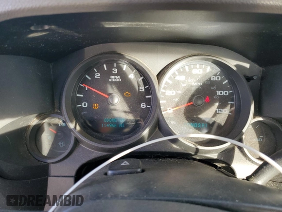2010 Chevrolet Silverado 1500 Work Truck with VIN 1GCPCPEXXAZ190147, listed as a Copart auction lot 46566675 with 114,966 mi miles and Salvage Title. Bid and sale history available at DreamBid. Image 9.