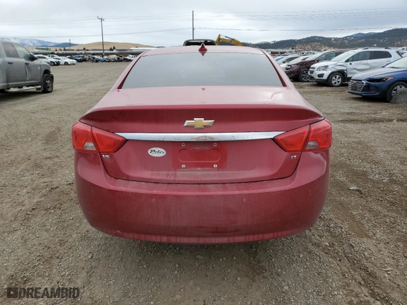 2015 Chevrolet Impala LT with VIN 1G1125S32FU116216, listed as a Copart auction lot 86077514 with 90,484 mi miles and Salvage Title. Bid and sale history available at carsss.com. Image 6.