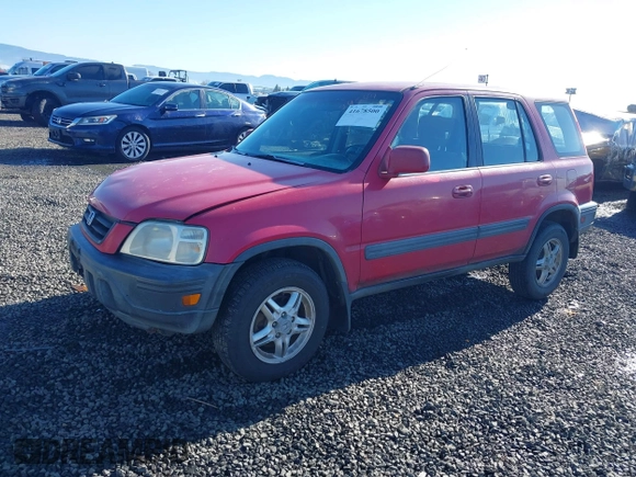 2000 Honda CR-V EX with VIN JHLRD1863YC051709, listed as a IAAI auction lot 41678500 with 197,313 mi miles. Bid and sale history available at carsss.com. Image 2.