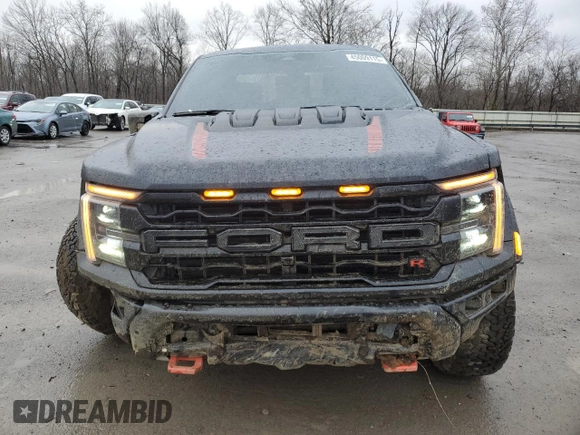 2024 Ford F-150 Raptor with VIN 1FTFW1RJ3RFB30519, listed as a Copart auction lot 45009115 with 15,151 mi miles and Salvage Title. Bid and sale history available at DreamBid. Image 5.