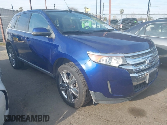2013 Ford Edge Limited with VIN 2FMDK3KCXDBB70631, listed as a IAAI auction lot 41409717 with 286,773 mi miles. Bid and sale history available at carsss.com. Image 1.