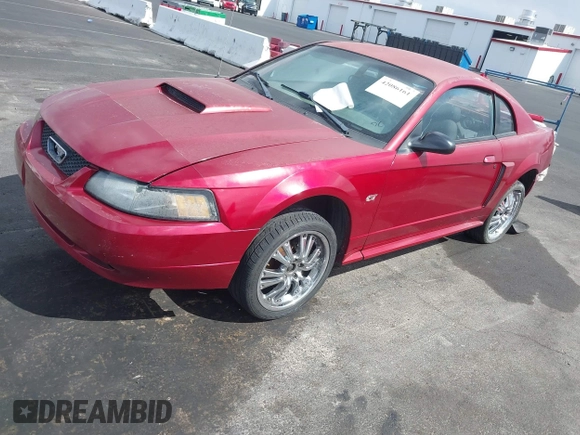 2003 Ford Mustang GT Deluxe with VIN 1FAFP42X43F363173, listed as a IAAI auction lot 42086161 with 103,828 mi miles. Bid and sale history available at carsss.com. Image 2.