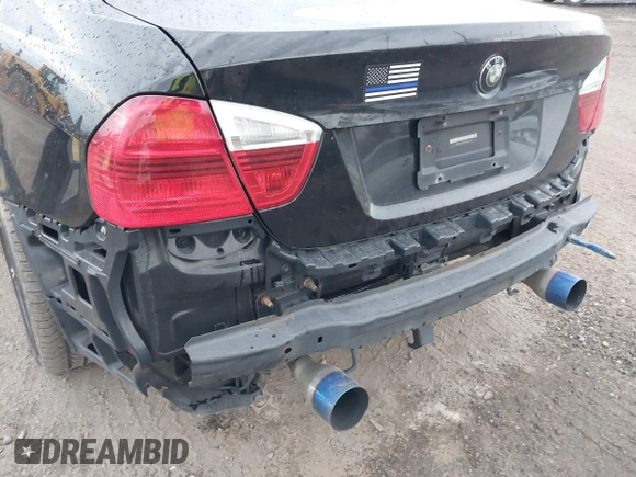 2008 BMW 3 Series 335xi with VIN WBAVD53598A009670, listed as a IAAI auction lot 38985826 with 999,999 mi miles. Bid and sale history available at carsss.com. Image 6.