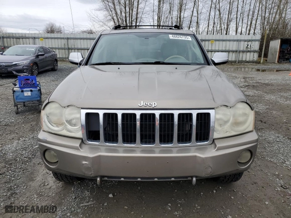 2006 Jeep Grand Cherokee Overland with VIN 1J8HR68206C130250, listed as a Copart auction lot 48826735 with 156,218 mi miles and Clean Title. Bid and sale history available at carsss.com. Image 5.