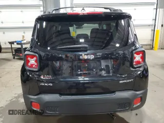 2017 Jeep Renegade Sport with VIN ZACCJBAB3HPG38609, listed as a Copart auction lot 51799745 with 75,549 mi miles and Salvage Title. Bid and sale history available at carsss.com. Image 6.