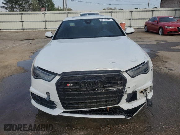 2018 Audi S6 Premium Plus with VIN WAUFFAFCXJN006695, listed as a Copart auction lot 50728445 with 69,604 mi miles and Salvage Title. Bid and sale history available at carsss.com. Image 5.