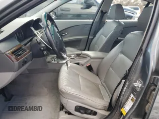 2006 BMW 5 Series 530xi with VIN WBANF73526CG66448, listed as a Copart auction lot 44556285 with 147,438 mi miles and Salvage Title. Bid and sale history available at DreamBid. Image 7.