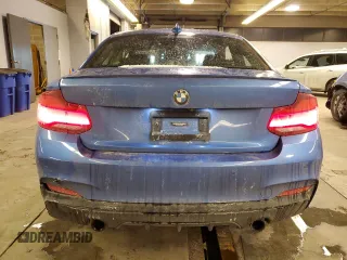 2021 BMW 2 Series M240i xDrive with VIN WBA2J7C07M7J59957, listed as a Copart auction lot 45558215 with 22,522 mi miles and Salvage Title. Bid and sale history available at carsss.com. Image 6.
