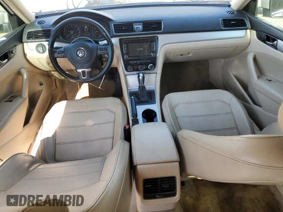 2013 Volkswagen Passat SE with VIN 1VWBP7A34DC008268, listed as a Copart auction lot 63002035 with 180,787 mi miles and Salvage title. Bid and sale history available at DreamBid. Image 8.