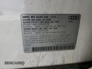 2016 Audi Q3 Prestige z VIN WA1GFCFS4GR010943, wystawiony jako Copart lot #51460015 z przebiegiem 80 637 mil mil oraz Szkoda całkowita • Salvage title. Historia ofert i sprzedaży dostępna na DreamBid. Obrazek 13.