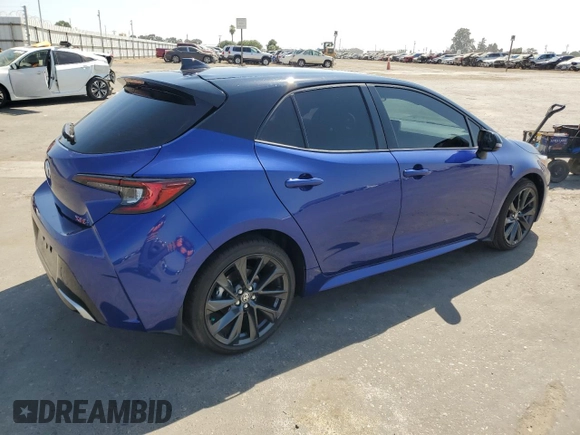 2024 Toyota Corolla Hatchback XSE with VIN JTNC4MBEXR3232288, listed as a Copart auction lot 68864284 with 6,114 mi miles and Salvage Title. Bid and sale history available at carsss.com. Image 3.