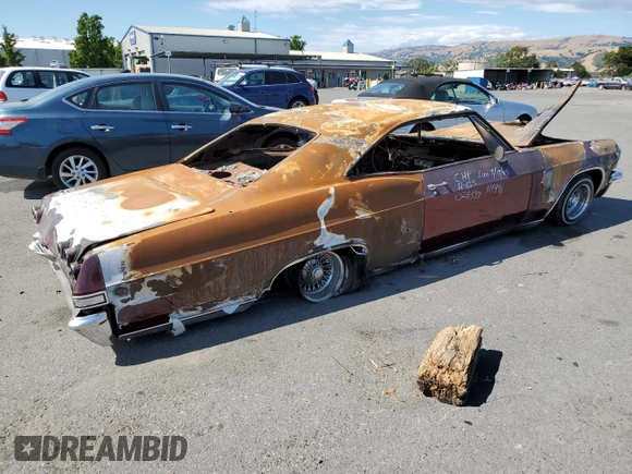 1965 Chevrolet Impala с VIN 164375L212446, выставлен на аукционе Copart как лот 55611653 с пробегом Не указан миль и На запчасти • Non repairable. История ставок и продаж доступна на DreamBid. Изображение 3.