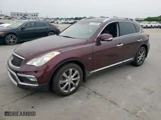 2017 Infiniti QX50 with VIN JN1BJ0RPXHM384527, listed as a Copart auction lot 53743655 with 116,572 mi miles and Salvage Title. Bid and sale history available at carsss.com. Image 1.