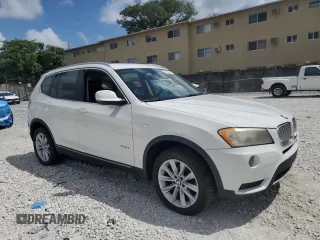 2011 BMW X3 28i with VIN 5UXWX5C51BL711233, listed as a Copart auction lot 51435145 with 135,876 mi miles and Salvage Title. Bid and sale history available at carsss.com. Image 4.