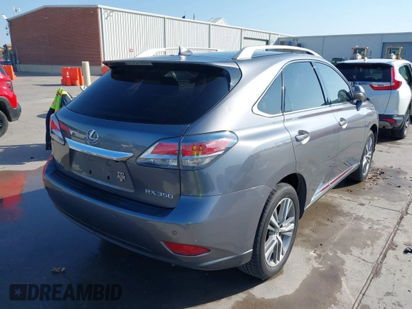 2015 Lexus RX 350 with VIN JTJZK1BA1F2420762, listed as a IAAI auction lot 42085592 with 104,146 mi miles and . Bid and sale history available at DreamBid. Image 4.