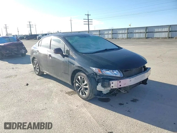 2013 Honda Civic EX with VIN 2HGFB2F88DH501007, listed as a Copart auction lot 46568865 with 138,645 mi miles and Salvage Title. Bid and sale history available at DreamBid. Image 11.