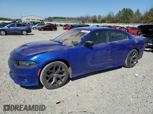2019 Dodge Charger GT with VIN 2C3CDXHG8KH658647, listed as a Copart auction lot 47192515 with 151,601 mi miles and Salvage Title. Bid and sale history available at DreamBid. Image 1.