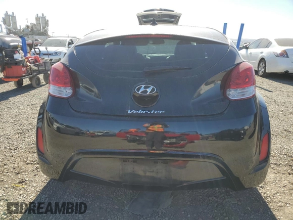 2012 Hyundai Veloster w/Gray Int with VIN KMHTC6AD9CU026260, listed as a Copart auction lot 87858115 with 89,939 mi miles and Salvage title. Bid and sale history available at DreamBid. Image 6.