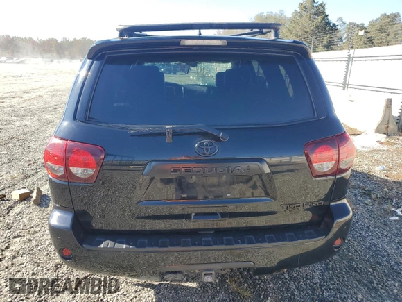 2020 Toyota Sequoia SR5 with VIN 5TDBY5G16LS177599, listed as a Copart auction lot 76245044 with 106,090 mi miles and Salvage Title. Bid and sale history available at carsss.com. Image 6.