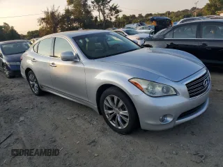 2011 Infiniti M with VIN JN1BY1AR2BM376380, listed as a Copart auction lot 70558504 with 170,760 mi miles and Salvage Title. Bid and sale history available at DreamBid. Image 4.