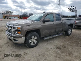 2015 Chevrolet Silverado 1500 LT with VIN 1GCVKREH1FZ388475, listed as a Copart auction lot 50527385 with 107,254 mi miles and Salvage Title. Bid and sale history available at carsss.com. Image 1.