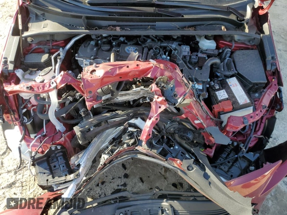 2023 Toyota Corolla Hybrid LE with VIN JTDBCMFE1PJ013094, listed as a Copart auction lot 47686665 with 27,190 mi miles and Salvage Title. Bid and sale history available at carsss.com. Image 12.