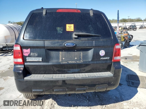 2008 Ford Escape XLT with VIN 1FMCU93118KC09754, listed as a Copart auction lot 45372295 with Not provided miles and Salvage title. Bid and sale history available at DreamBid. Image 6.