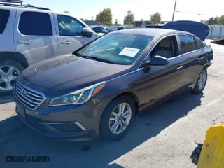 2017 Hyundai Sonata SE with VIN 5NPE24AF9HH595892, listed as a IAAI auction lot 40324082 with 144,233 mi miles. Bid and sale history available at carsss.com. Image 2.